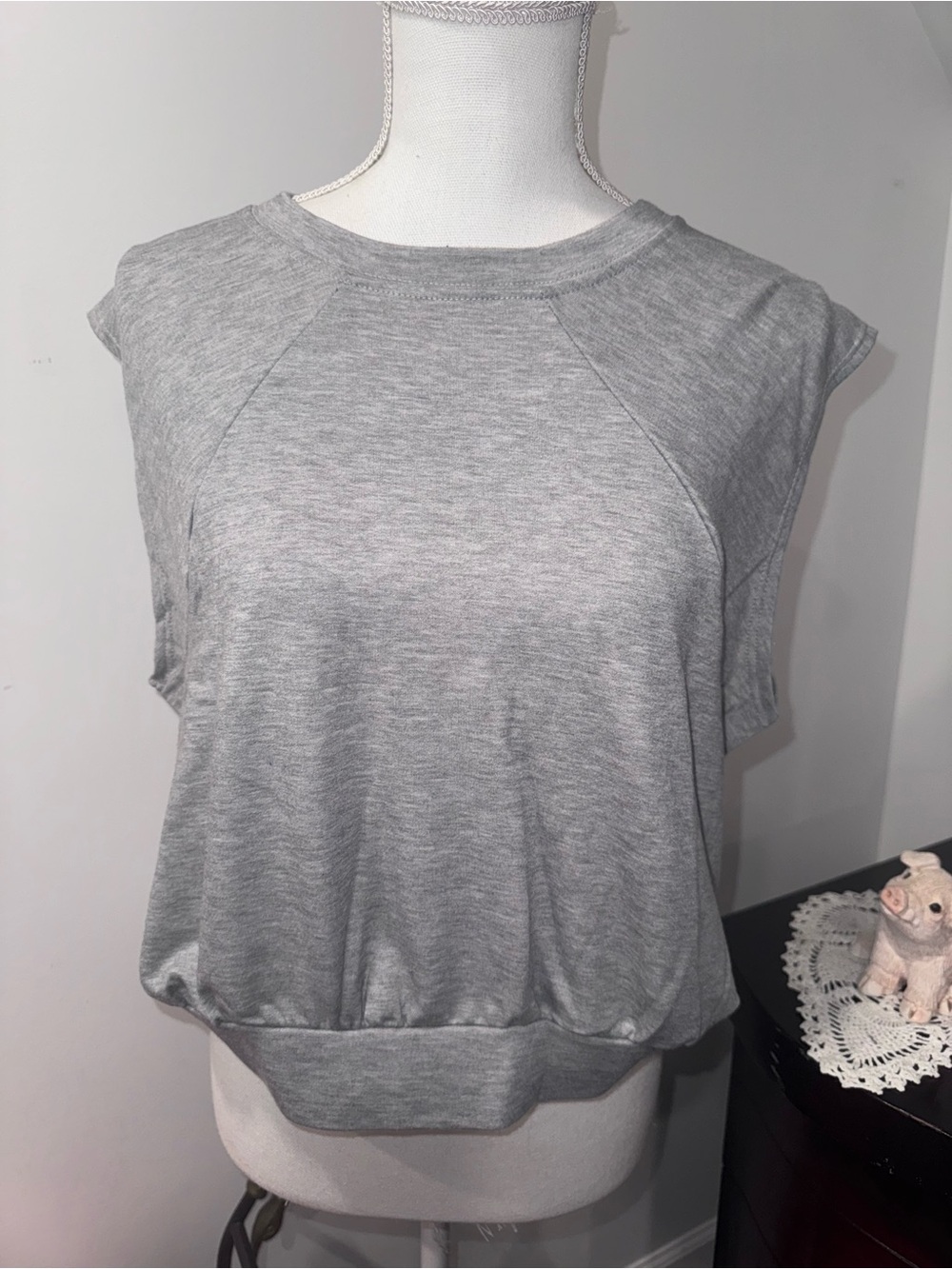 Zenana
Light Gray Cap-Sleeve Pullover Tank Top with skirt - Picture 3 of 11
